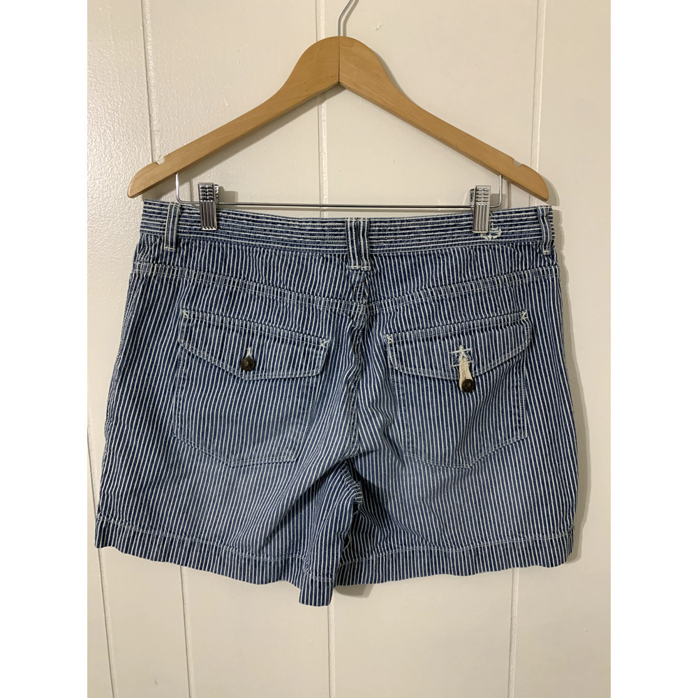 Lauren Jeans Co. Women's shorts Size 12 Striped Nautical Lauren Vacation Resort - Picture 2 of 10